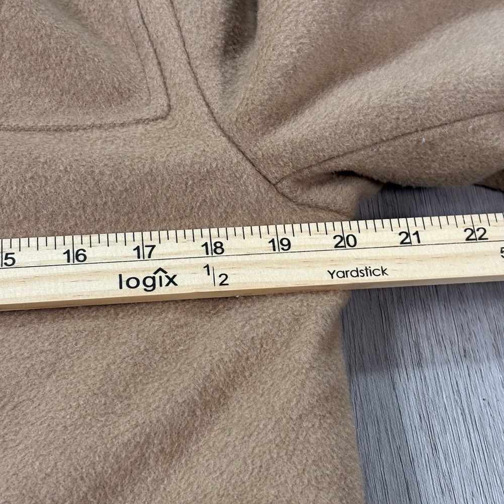 Lauren Ralph Lauren Women's Wool Blend‎ Hooded Coat Camel Tan Size 16R - Picture 8 of 12